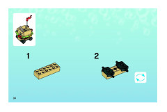 LEGO 3833 instructions page 34 – build guide