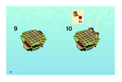 LEGO 3833 instructions page 38 – build guide