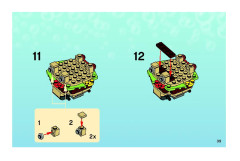 LEGO 3833 instructions page 39 – build guide