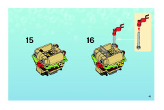 LEGO 3833 instructions page 41 – build guide