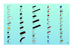 LEGO 3833 instructions page 43 – build guide