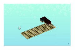 LEGO 3833 instructions page 5 – build guide