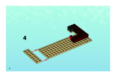 LEGO 3833 instructions page 6 – build guide