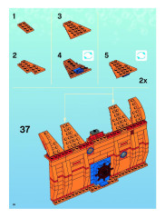LEGO 3834 instructions page 36 – build guide