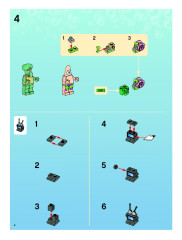 LEGO 3834 instructions page 4 – build guide