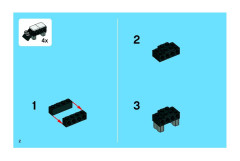 LEGO 3845 instructions page 2 – build guide