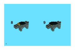 LEGO 3845 instructions page 6 – build guide