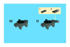 LEGO 3845 instructions page 7 – build guide