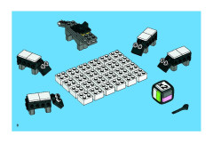 LEGO 3845 instructions page 8 – build guide
