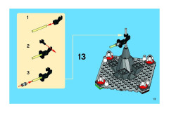LEGO 3846 instructions page 13 – build guide
