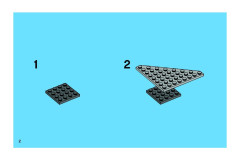 LEGO 3846 instructions page 2 – build guide