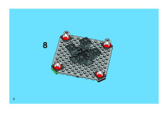 LEGO 3846 instructions page 8 – build guide