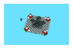 LEGO 3846 instructions page 9 – build guide