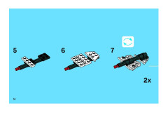 LEGO 3848 instructions page 14 – build guide