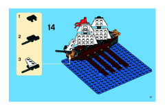 LEGO 3848 instructions page 17 – build guide