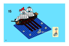 LEGO 3848 instructions page 18 – build guide