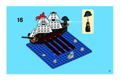 LEGO 3848 instructions page 19 – build guide