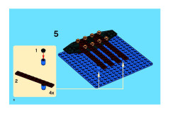LEGO 3848 instructions page 6 – build guide