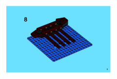 LEGO 3848 instructions page 9 – build guide