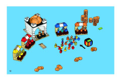 LEGO 3849 instructions page 12 – build guide