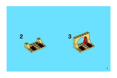 LEGO 3849 instructions page 3 – build guide