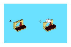 LEGO 3849 instructions page 4 – build guide