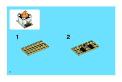 LEGO 3849 instructions page 6 – build guide