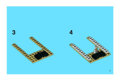 LEGO 3849 instructions page 7 – build guide