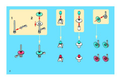 LEGO 3850 instructions page 2 – build guide