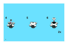 LEGO 3850 instructions page 4 – build guide