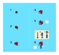 LEGO 3851 instructions page 4 – build guide