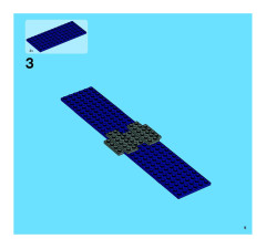 LEGO 3851 instructions page 9 – build guide
