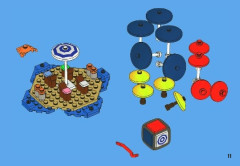 LEGO 3852 instructions page 11 – build guide