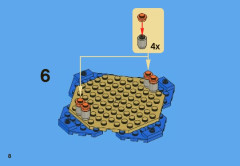 LEGO 3852 instructions page 8 – build guide