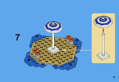 LEGO 3852 instructions page 9 – build guide