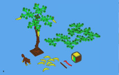 LEGO 3853 instructions page 8 – build guide