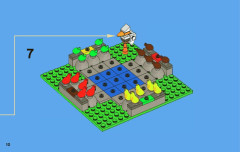 LEGO 3854 instructions page 10 – build guide