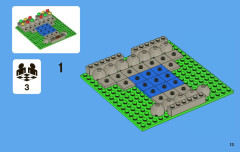 LEGO 3854 instructions page 13 – build guide
