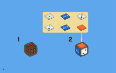 LEGO 3854 instructions page 2 – build guide