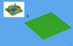 LEGO 3854 instructions page 3 – build guide