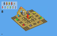 LEGO 3855 instructions page 10 – build guide