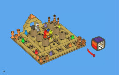 LEGO 3855 instructions page 12 – build guide