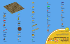 LEGO 3855 instructions page 13 – build guide