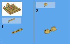 LEGO 3855 instructions page 4 – build guide