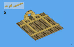 LEGO 3855 instructions page 7 – build guide