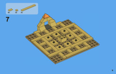 LEGO 3855 instructions page 9 – build guide