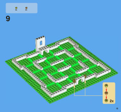 LEGO 3856 instructions page 13 – build guide