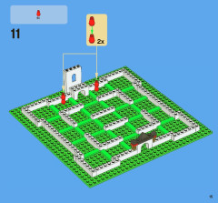 LEGO 3856 instructions page 15 – build guide