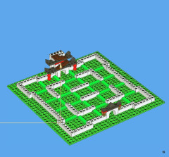 LEGO 3856 instructions page 19 – build guide