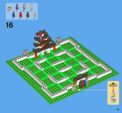 LEGO 3856 instructions page 23 – build guide